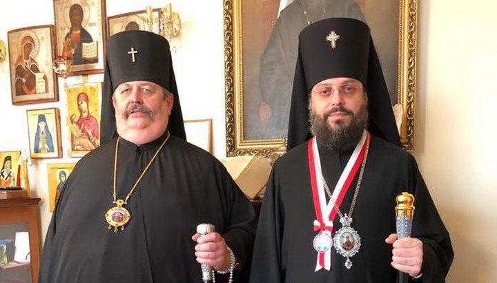 Архиепископ Люблинский Авель наградил архиепископа Филарета орденом св. Марии Магдалины