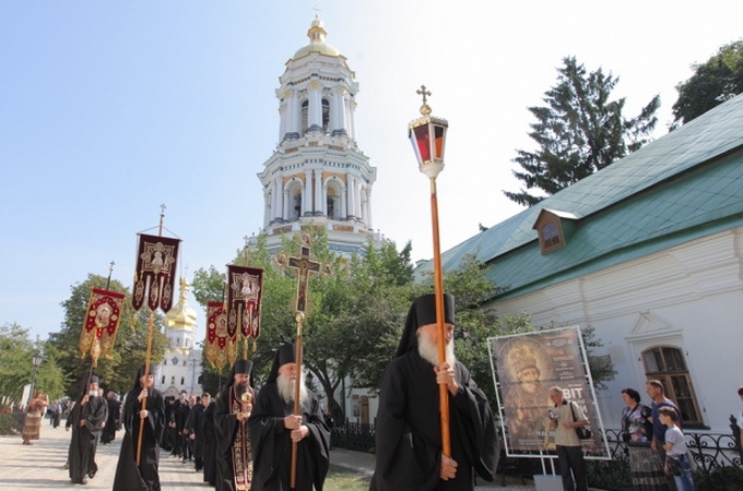 В Киево-Печерской лавре отметили Успение Пресвятой Богородицы (ФОТОРЕПОРТАЖ)