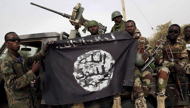 Члены радикальной нигерийской исламистской организации «Боко харам»