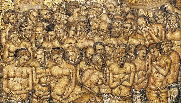 Сорок мучеников Севастийских. Мозаика. Фрагмент. Начало XIV века. Домбартон Окс, Вашингтон