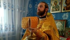 In Krasnovolia OCU members attempt to oust priest with children from house
