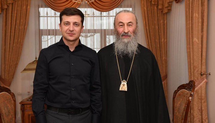 Vladimir Zelensky meets with His Beatitude Onuphry