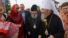 Предстоятель УПЦ возглавил праздничное богослужение в Зимненском монастыре