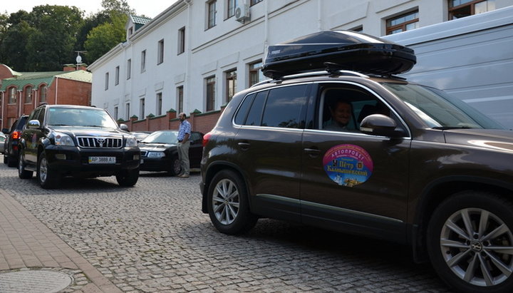 Участники паломнического автопробега «Запорожье – Соловки», 2015 год