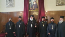 Патриарх Александрийский принял делегацию из Московской духовной академии