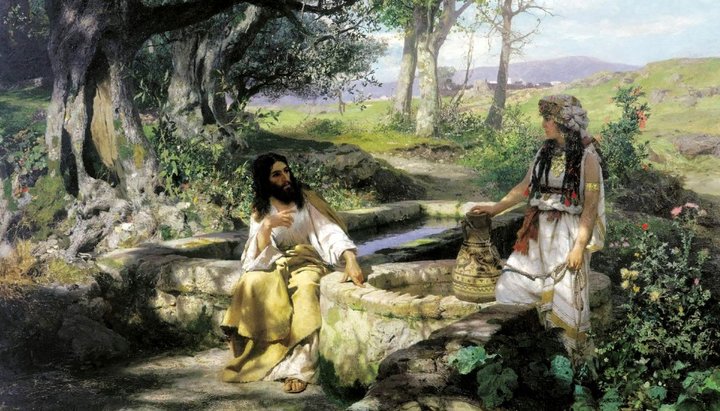 Христос и самарянка. Генрих Ипполитович Семирадский