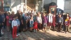 Община УПЦ села Васлововцы записала видеообращение к Президенту Украины