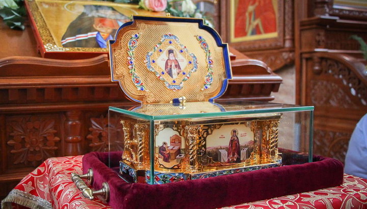 Ковчег с частицей мощей святителя Луки Крымского. Фото: сайт Запорожской епархии УПЦ