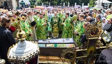 В Киево-Печерской лавре прошли празднования в честь прп. Агапита Печерского