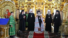 Ο Ιεράρχης της Εκκλησίας των Ιεροσολύμων λειτούργησε στη Λαύρα του Ποτσάεφ