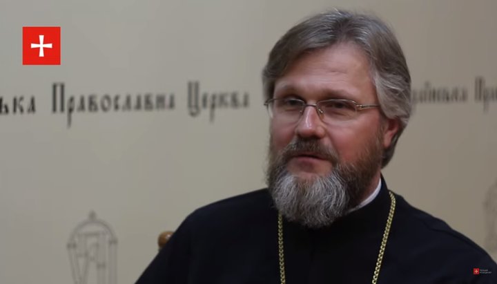 Αναπληρωτής επικεφαλής του Τμήματος Εξωτερικών εκκλησιαστικών σχέσεων της UOC Νικολάι Ντανιλέβιτς. Φωτογραφία: Πρώτο Κοζάκικο