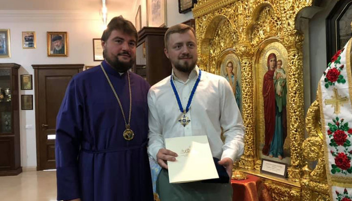 Former UOC Metropolitan Alexander (Drabinko) and Bogdan Khodakovsky – the leader of the 