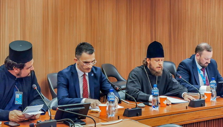 Head of the UOC Representation to European International Organizations, Bishop Victor (Kotsaba) of Baryshevka took part in the events of 41st session of the UN Human Rights Council. Photo: UOC