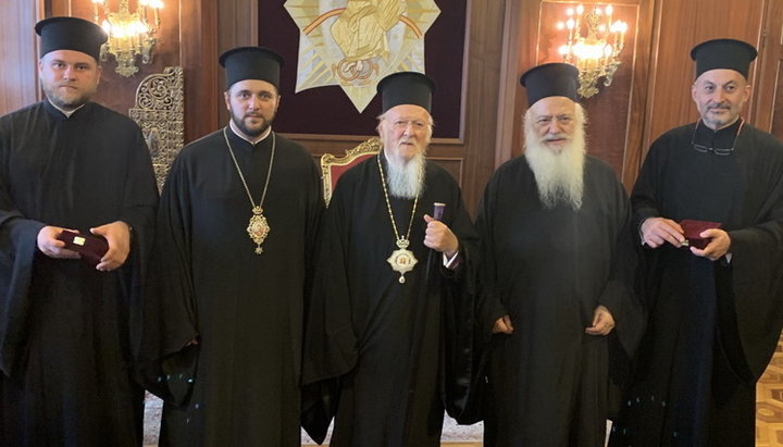 Patriarch Bartholomew's meeting with the delegation of OCU. Photo: OCU