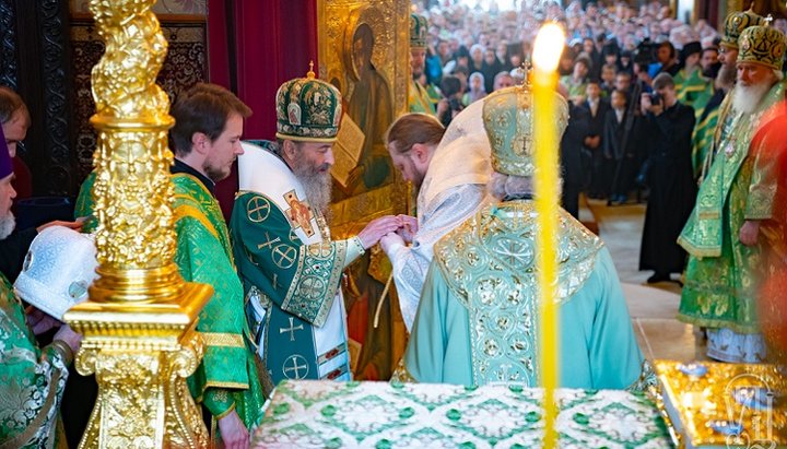 Блаженнейший Митрополит Онуфрий принял участие в праздничных богослужениях в Троице-Сергиевой лавре. Фото: Информационно-просветительский отдел УПЦ