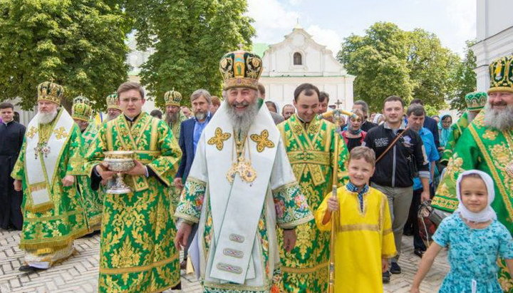 The Primate of the UOC, His Beatitude Metropolitan Onuphry of Kiev and All Ukraine. Photo: Information and Education Department