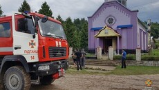 В храме УПЦ КП в Тернопольской области при пожаре сгорела плащаница