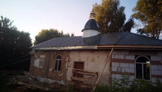 В Оленовке верующие захваченного храма просят помощи в постройке нового