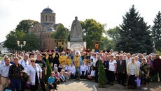 На Житомирщині встановили та освятили величний пам’ятник Володимиру Хрестителю (+ФОТО)