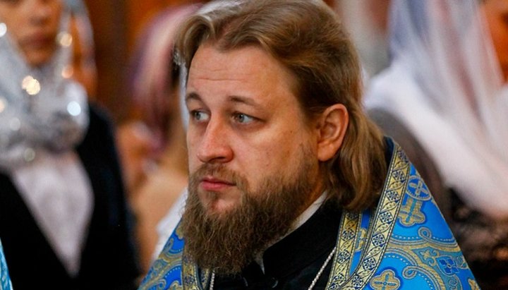 Prorectorul Seminarului Teologic din Odesa protoiereul Andrei Nikolaidi. Imagine: Seminarul Teologic din Odesa