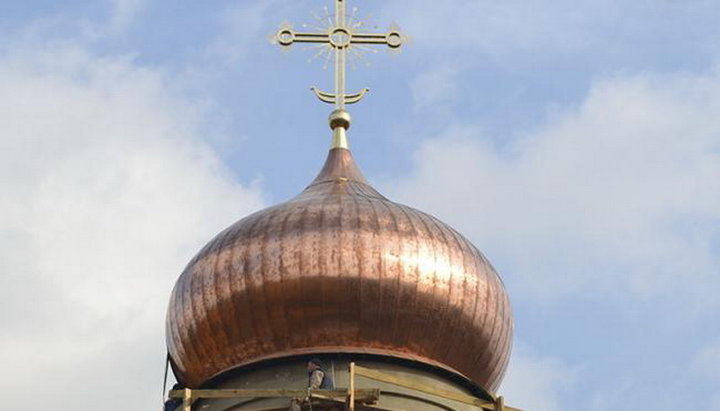  The dome of the church. Photo: RBK-Ukraine