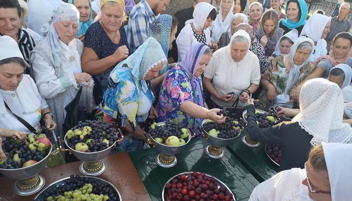 Престольный праздник захваченного Спасо-Преображенского собора в Виннице. Фото: УПЦ