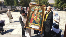 В Житомирской епархии встретили чудотворную икону «Благоуханный Цвет»