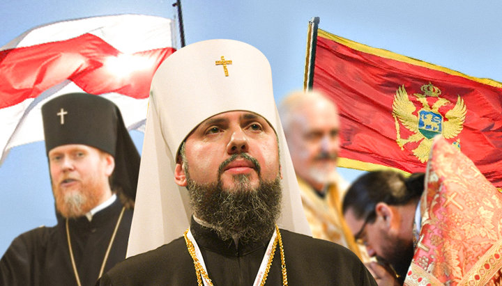 Schismaticii din Ucraina oficiază în mod constant serviciul divin cu schismaticii din alte țări. Imagine: UJO