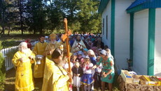 В Овручской епархии освятили новый храм в честь Успения Божией Матери