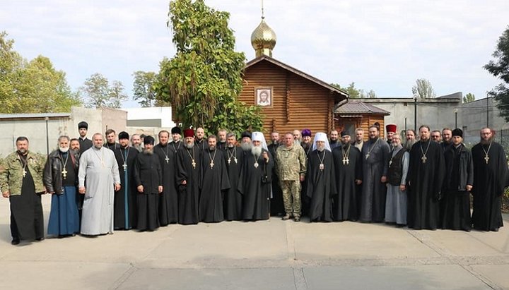 Собрание военного духовенства УПЦ в Очакове. Фото: news.church.ua