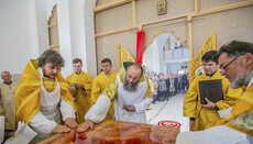 Управляющий делами УПЦ освятил храм в честь Покрова Божией Матери в Яготине