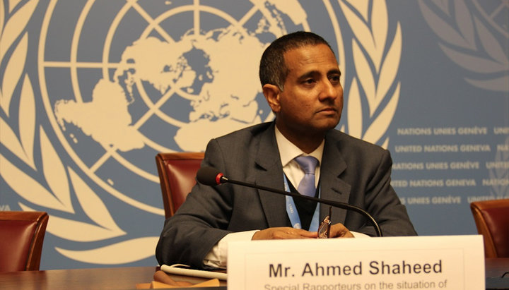 Спеціальний доповідач ООН з питання свободи релігії або переконань Ахмед Шахід. Фото: majzooban.org