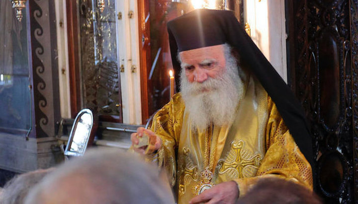 Metropolitan Seraphim of Kythera and Antikythera of the Greek Orthodox Church. Photo: UOJ