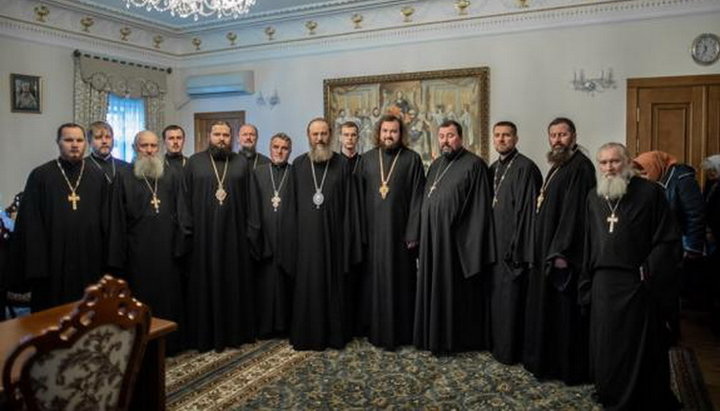 Metropolitan Anthony meeting with clergymen of the seized churches of the Rovno Eparchy. Photo: facebook.com