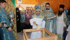 В Білоцерківській єпархії освятили храм Преподобних отців Києво-Печерських
