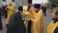 В Хмельницкую епархию УПЦ прибыла редкая икона святителя Николая