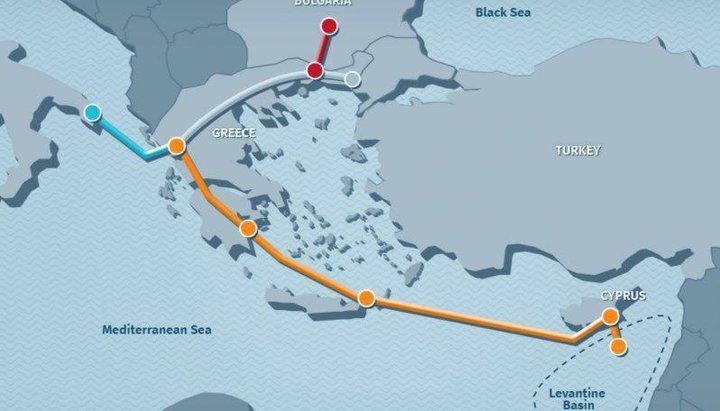 Проект газопровода EastMed может стать альтернативой «Северному потоку». Фото: Facebook