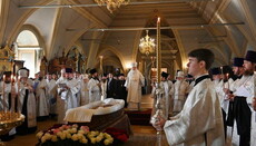 В Москве Патриарх Кирилл совершил отпевание архимандрита Нестора (Жиляева)