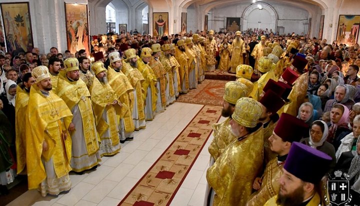 Престольное торжество в кафедральном соборе Всех святых земли Волынской в Луцке. Фото: Православна Волинь