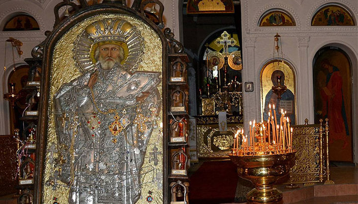 Чудотворная икона святителя Николая Чудотворца. Фото: hramzp.ua
