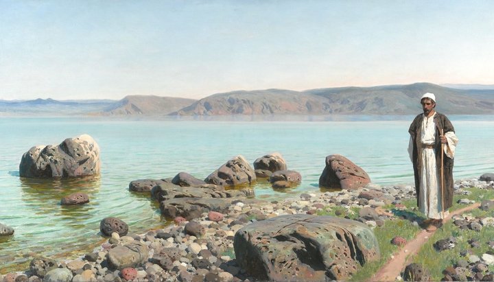 «На Тивериадском озере». (Василий Поленов, 1888 год). Фото: wikiwand.com