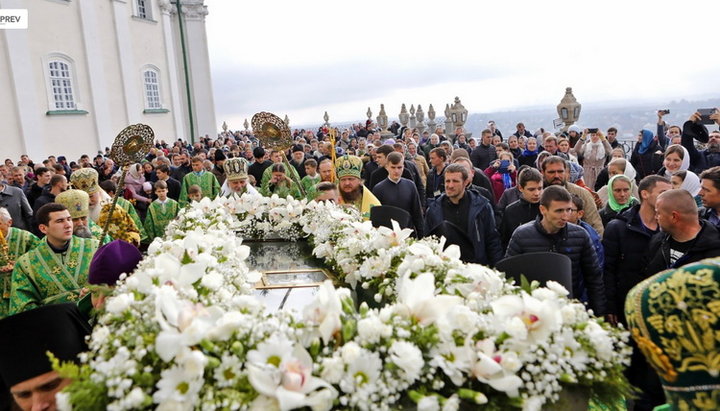 Торжества з нагоди блаженної кончини преподобного Іова Почаївського. Фото: pochaev.org.ua