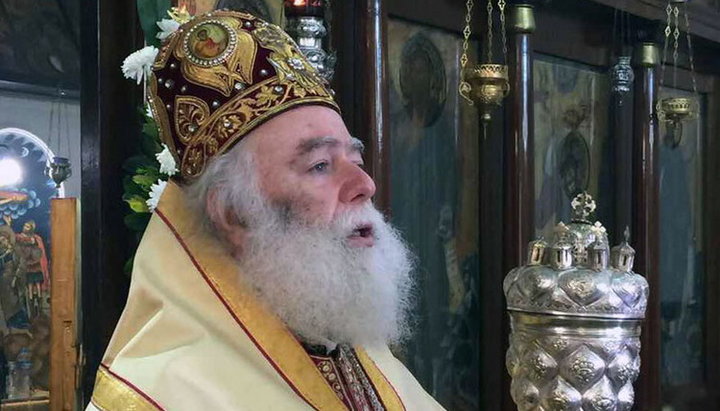 Patriarhul Alexandriei l-a pomenit e Epifanie la slujba din Cipru. Imagine: romfea.gr