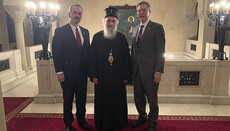 Reprezentantul Departamentului de Stat în vizită la Patriarhul Serbiei
