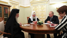 Предстоятель Иерусалимской Церкви поблагодарил Путина за защиту