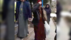 Supporters of OCU leave seized church of UOC in Riasniki to shouts “Shame!”
