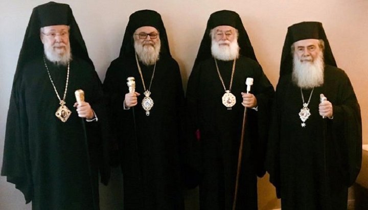 Primates of the Cyprus, Antioch, Alexandria and Jerusalem Orthodox Churches