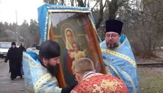 У Київ прибула чудотворна ікона «Аз єсмь з вами і ніктоже на ви»