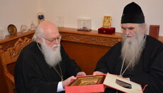 Митрополит Амфілохій обговорив «українське питання» з главою Церкви Албанії