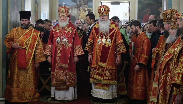 Патріарх Кирил і Митрополит Тихон. Фото: patriarchia.ru